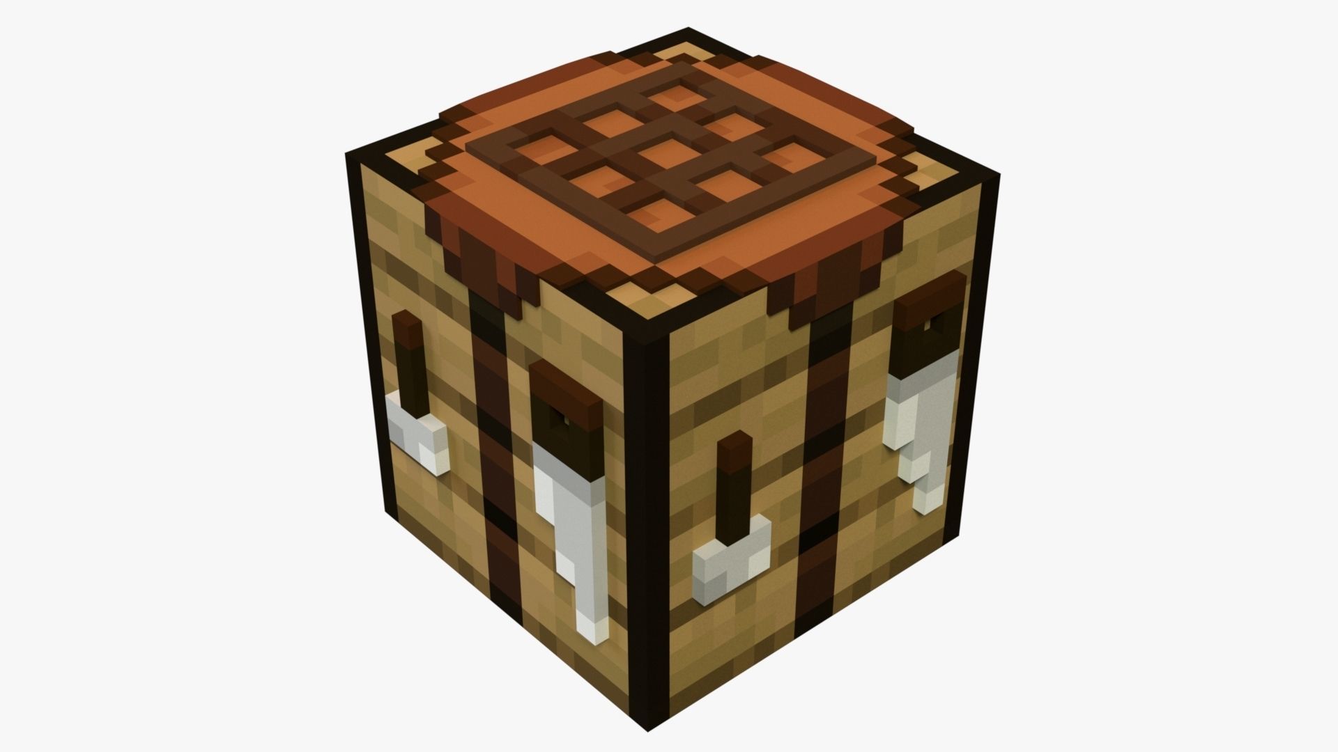 3D model Minecraft Crafting Table VR / AR / low-poly | CGTrader