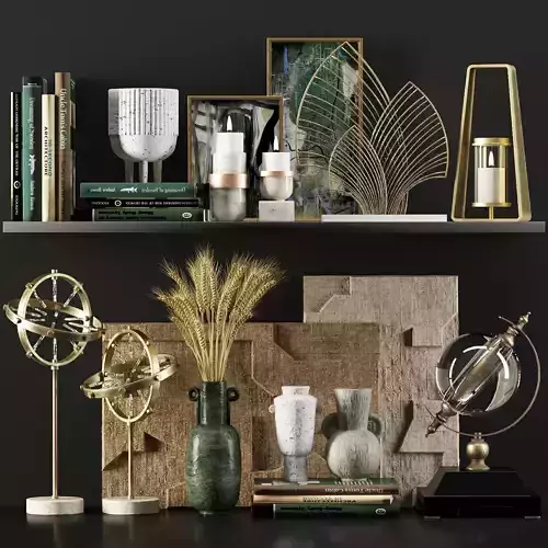 decorative set01 3D model