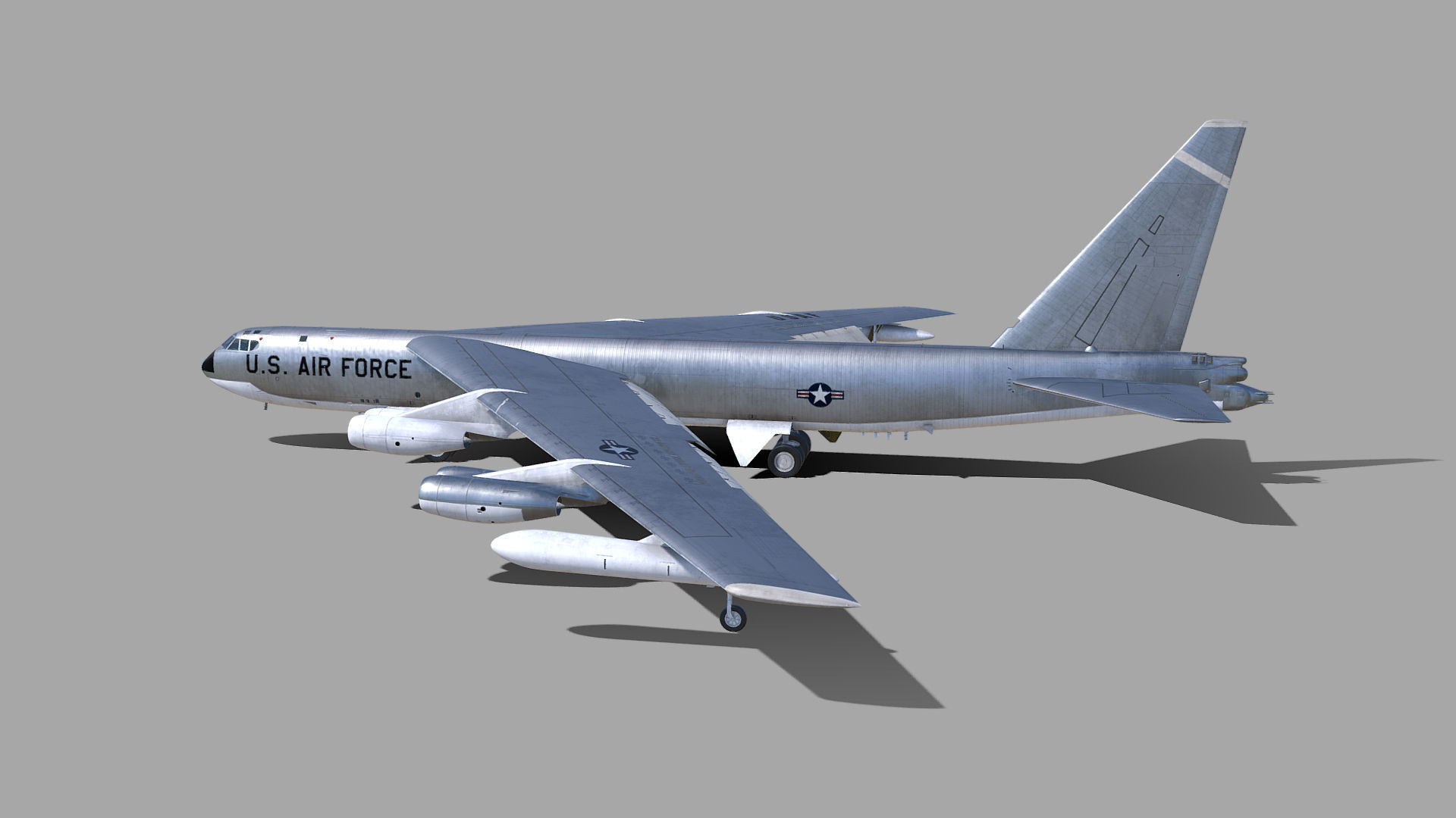 Boeing B-52 Stratofortress 3D model_11