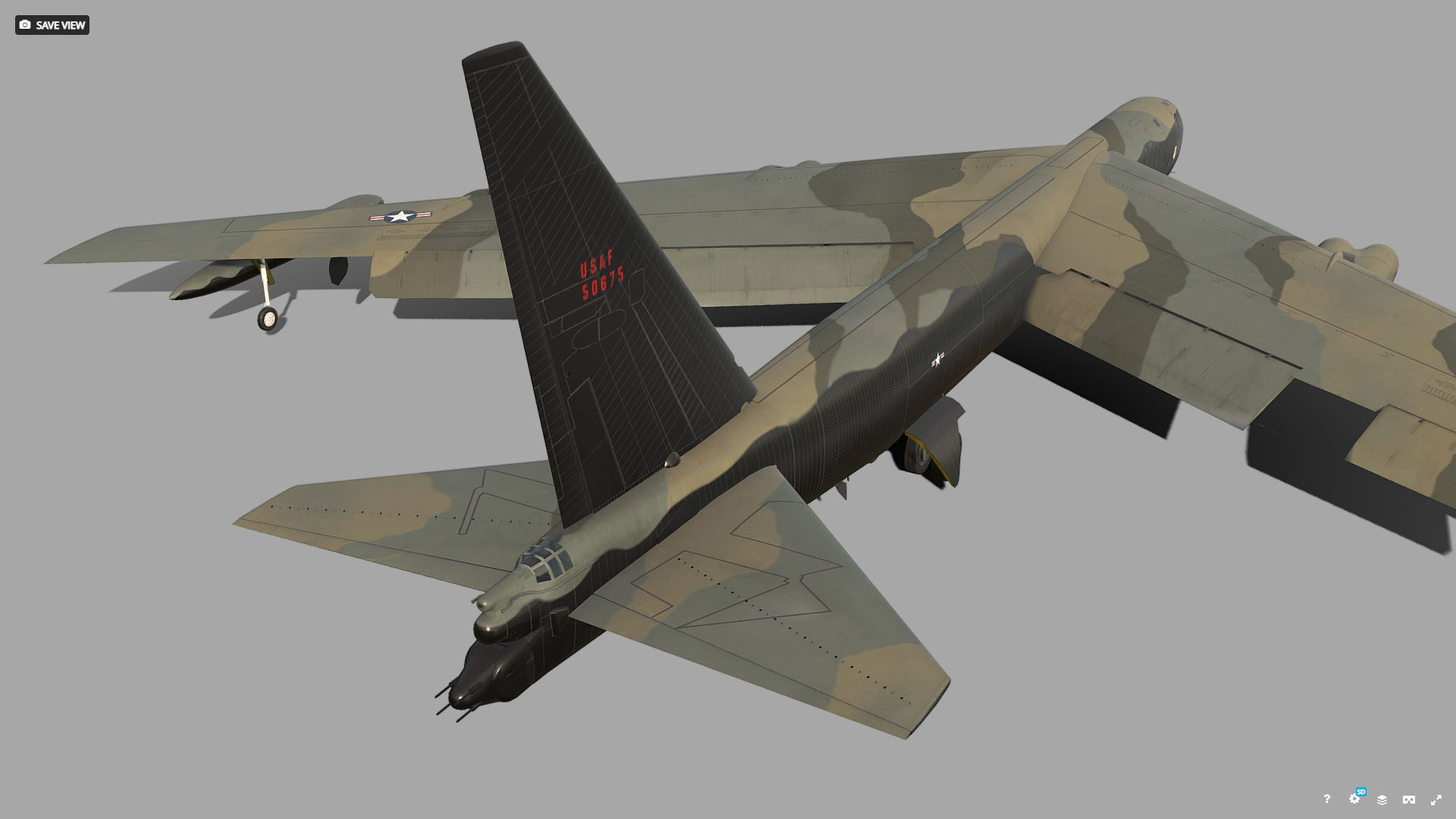 Boeing B-52 Stratofortress 3D model_25