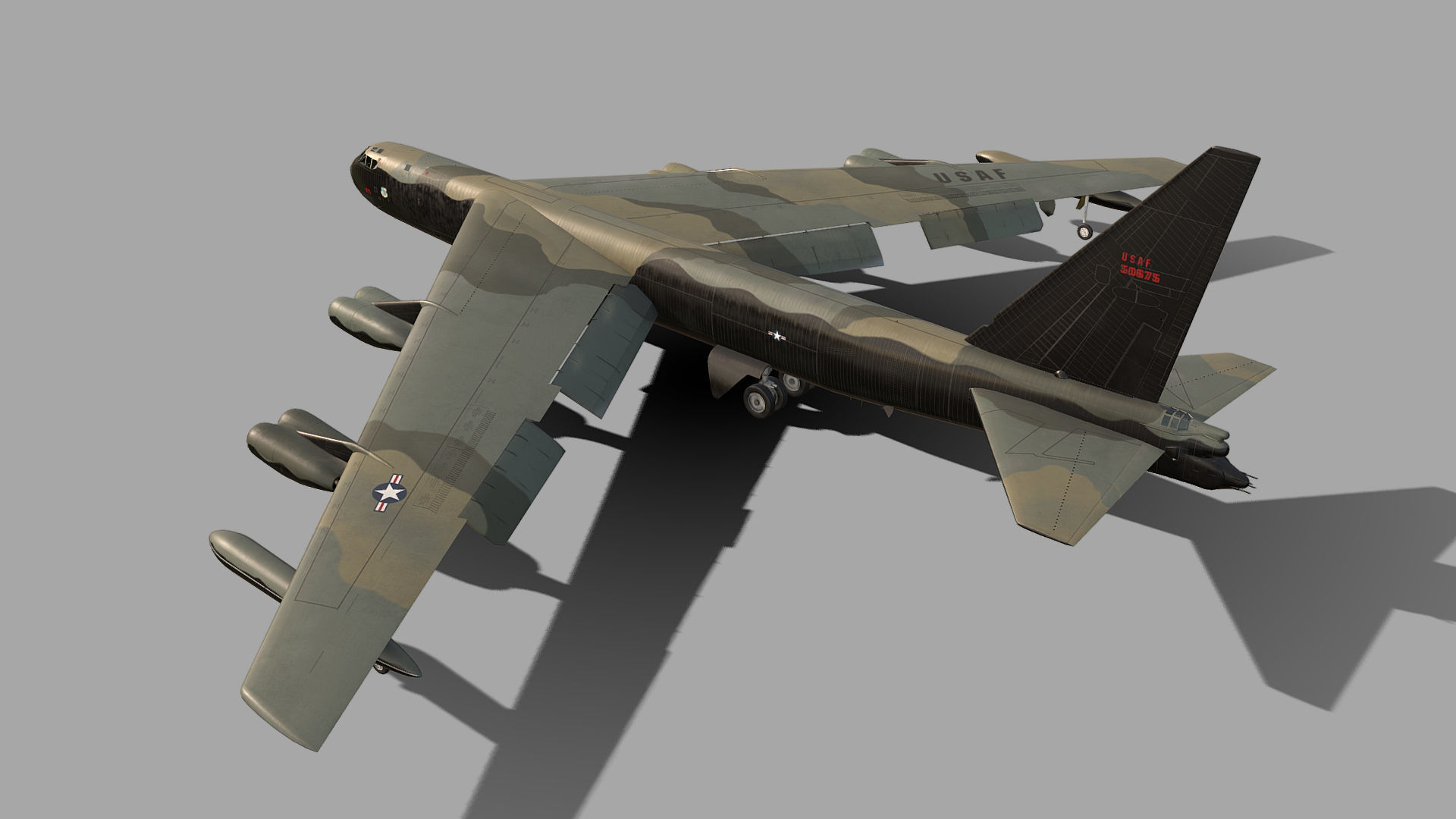 Boeing B-52 Stratofortress 3D model_14