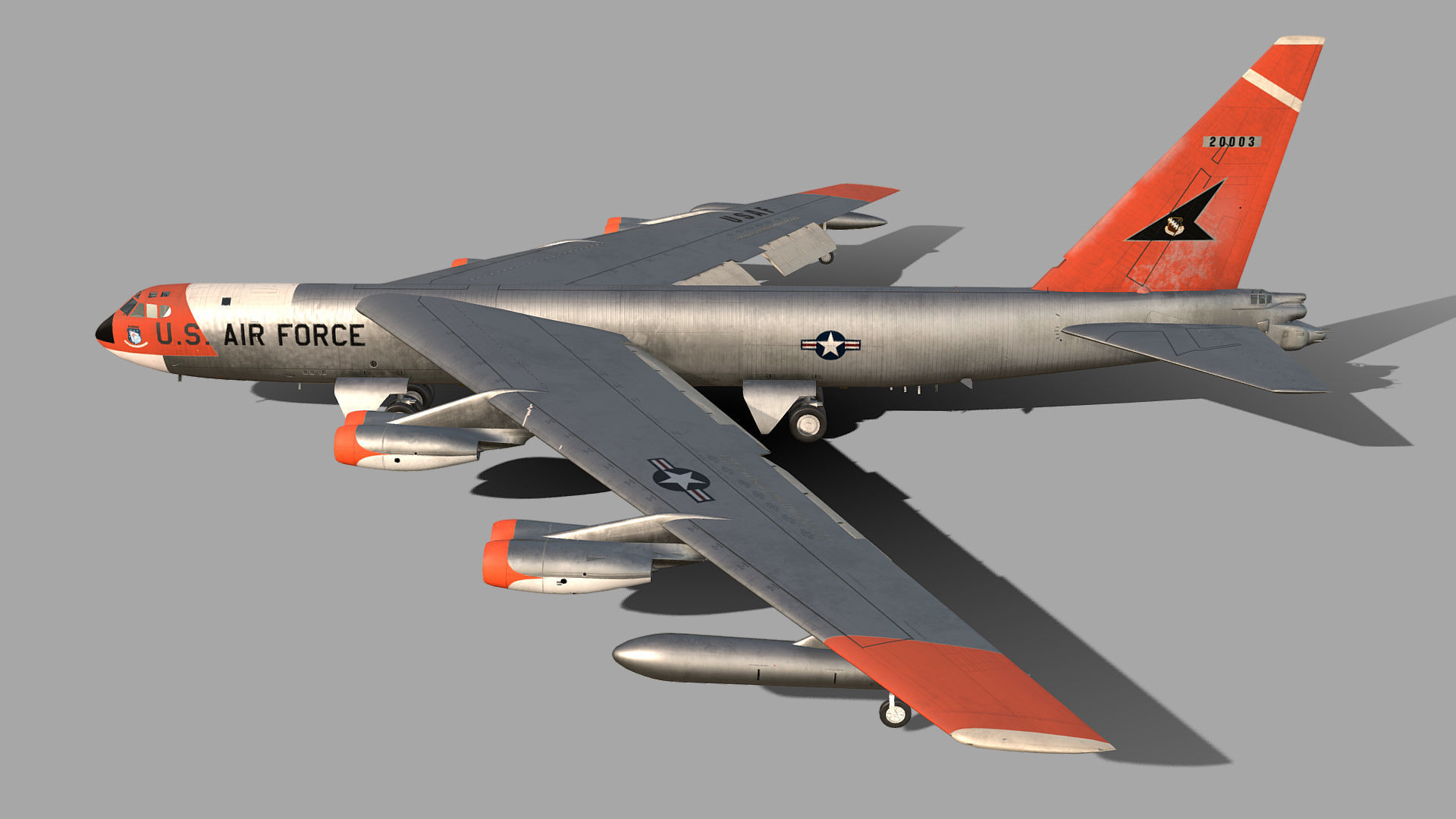 Boeing B-52 Stratofortress 3D model_16