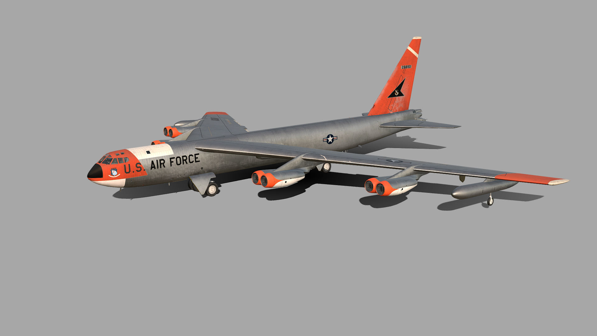 Boeing B-52 Stratofortress 3D model_7