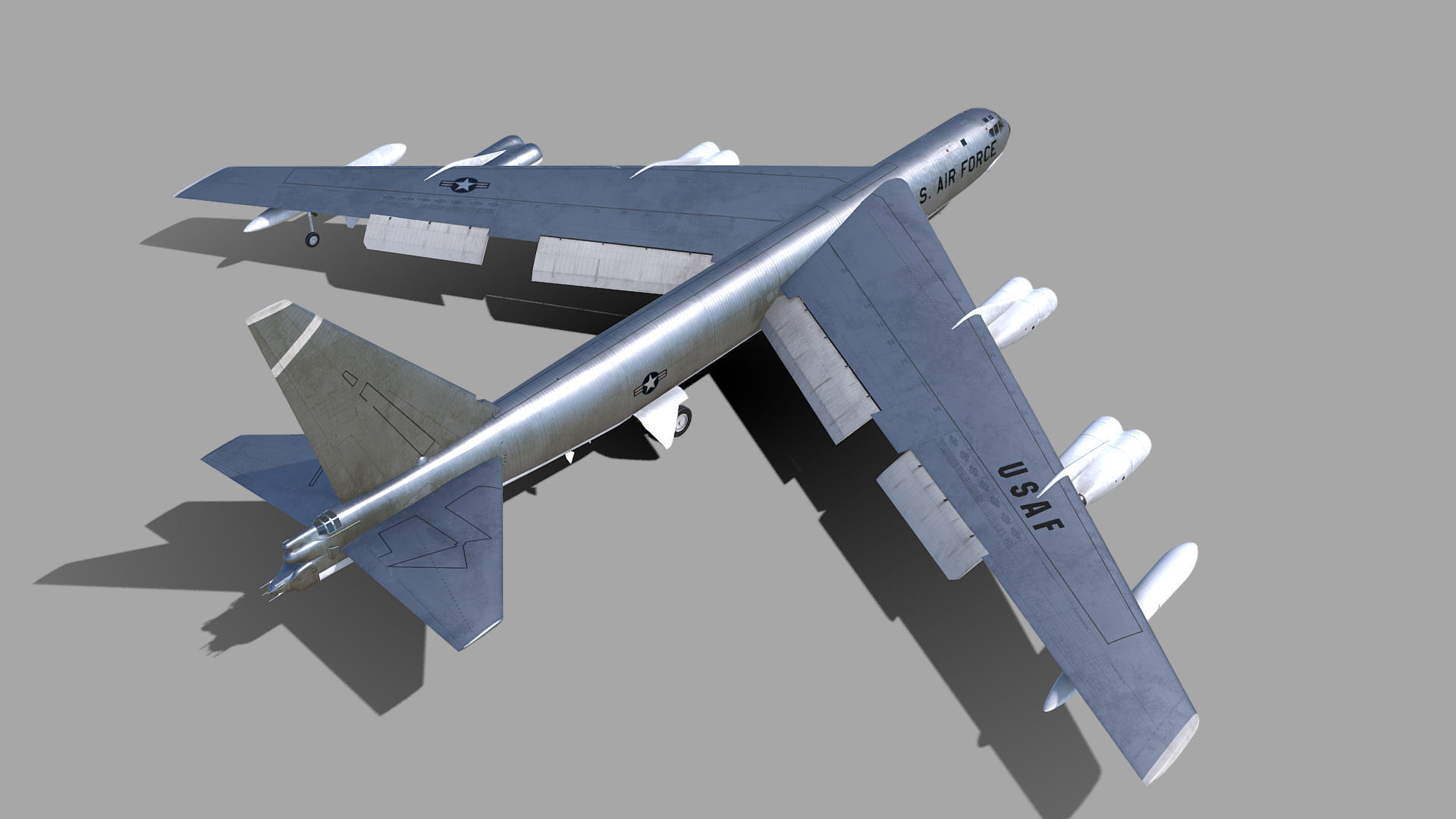Boeing B-52 Stratofortress 3D model_10