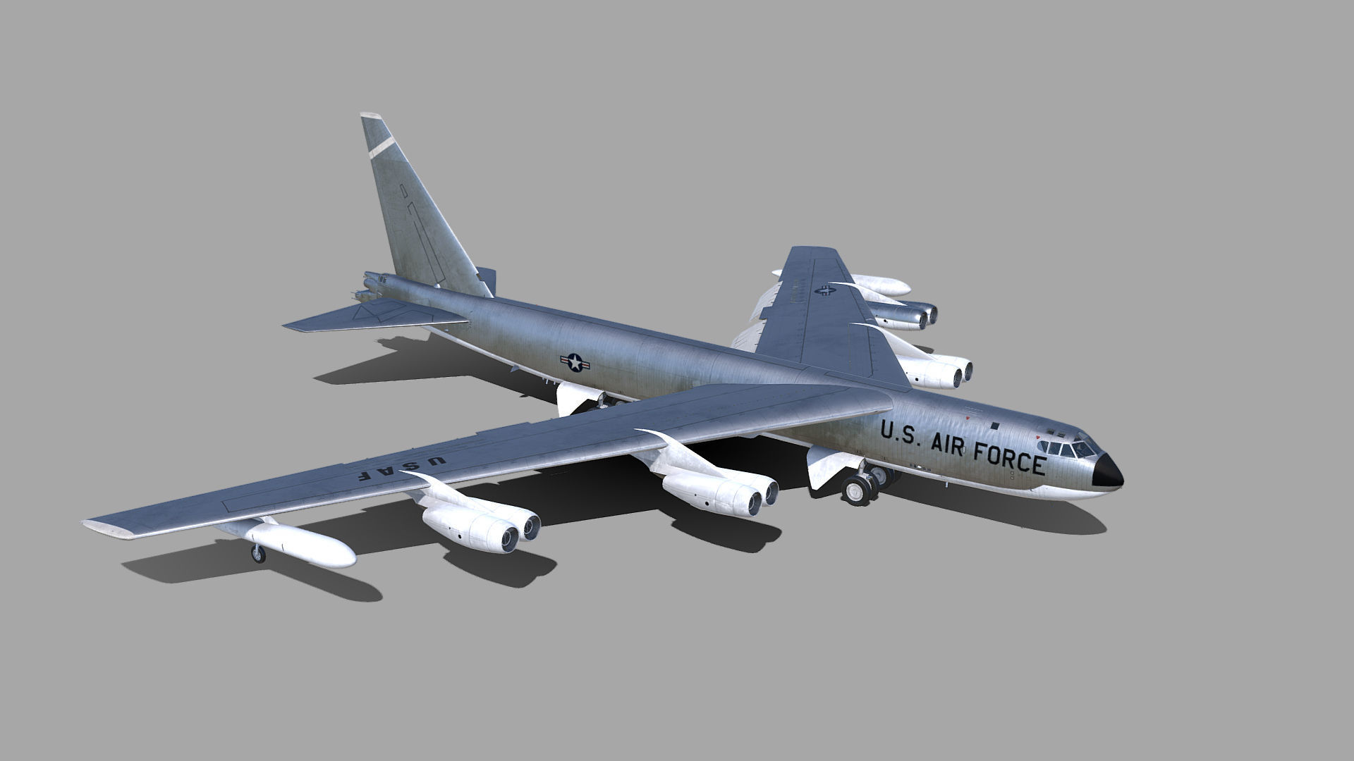 Boeing B-52 Stratofortress 3D model_2