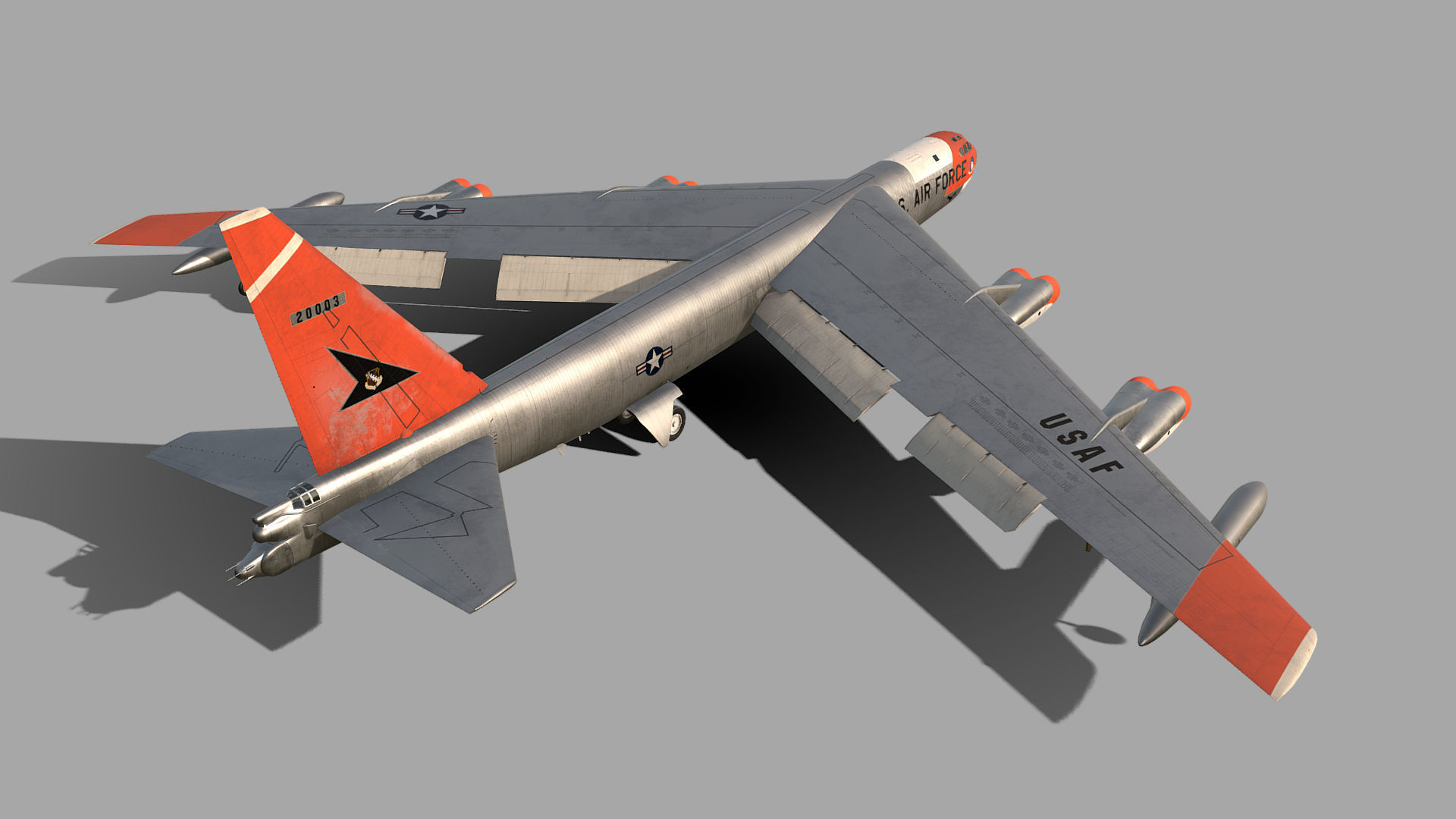 Boeing B-52 Stratofortress 3D model_8