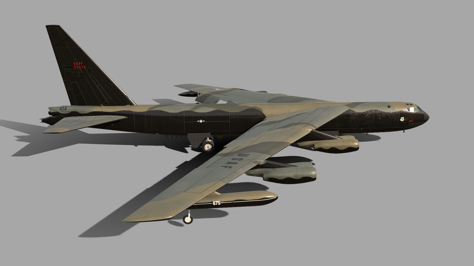 Boeing B-52 Stratofortress 3D model_9