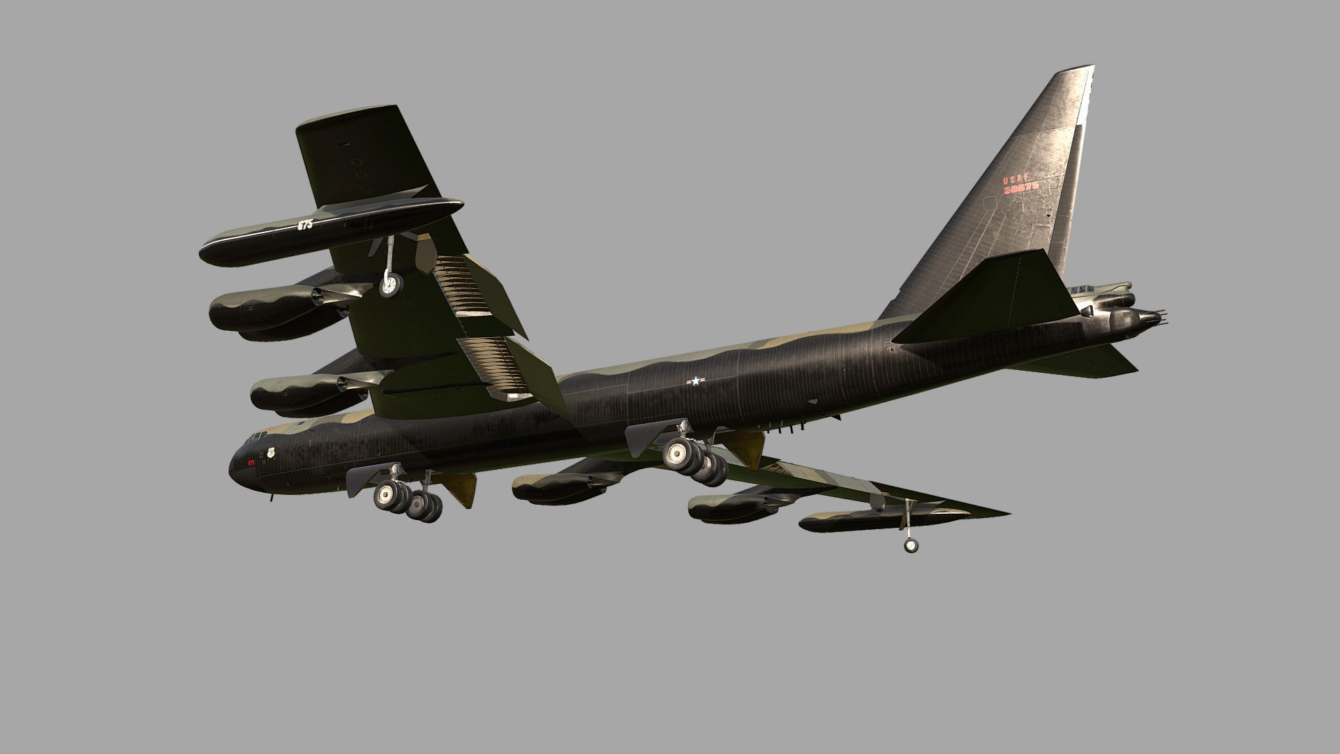 Boeing B-52 Stratofortress 3D model_5