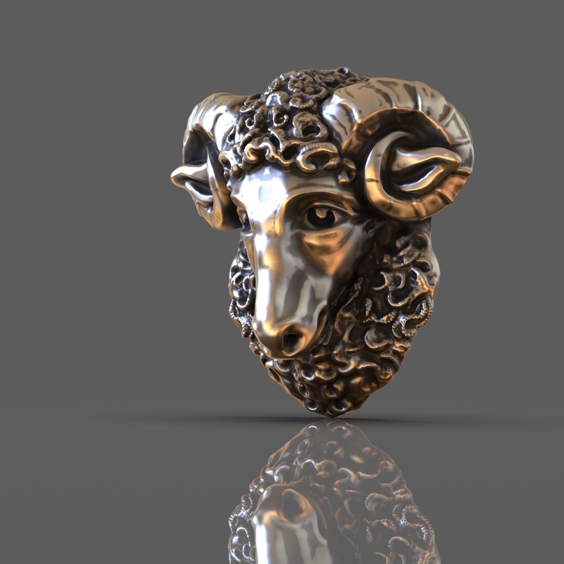 Golden fleece 3D print model_2