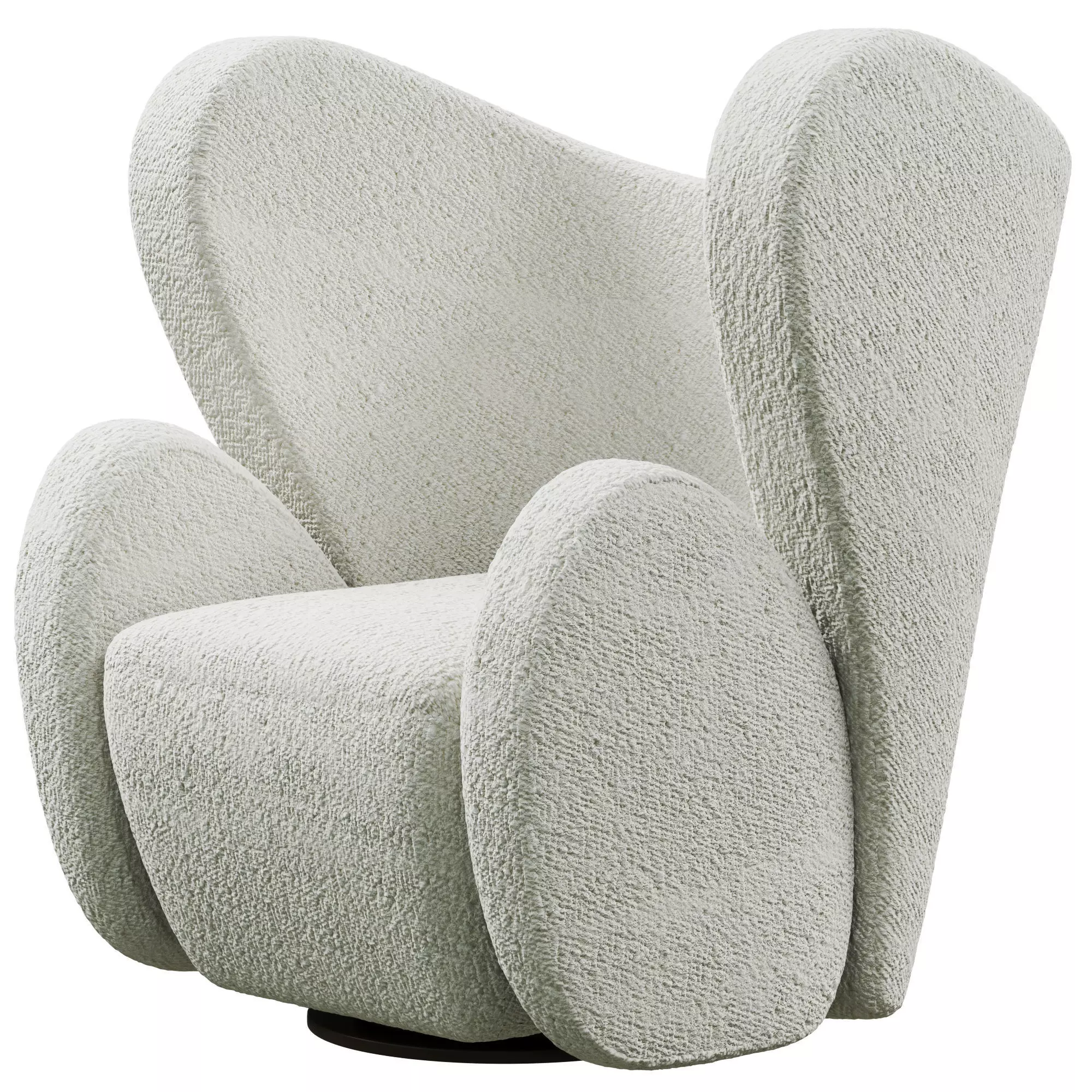 Big big Armchair Low-poly 3D model
