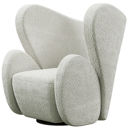 Big big Armchair Low-poly 3D model