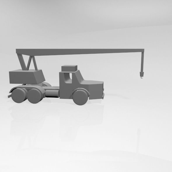 Crane 01 3D model_17