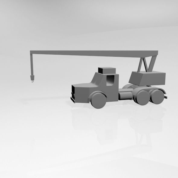Crane 01 3D model_12