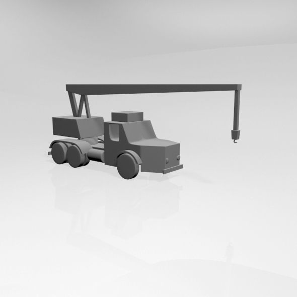 Crane 01 3D model_16