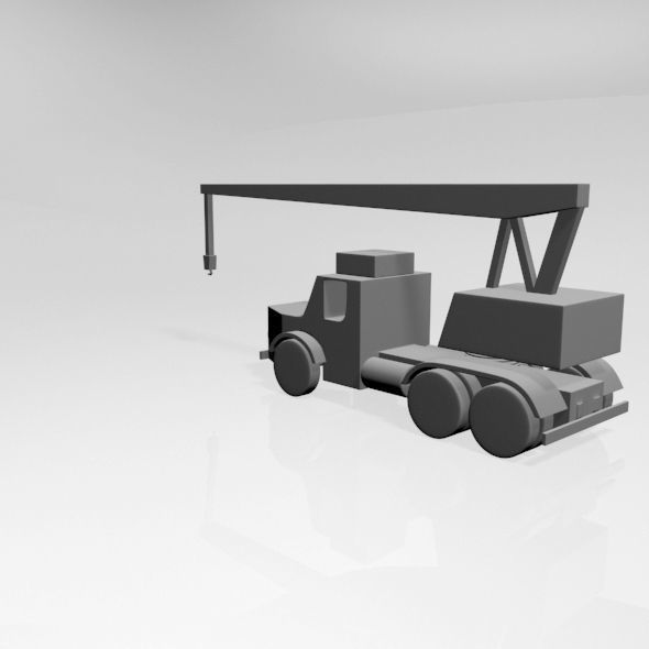 Crane 01 3D model_10