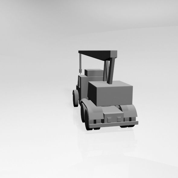 Crane 01 3D model_9