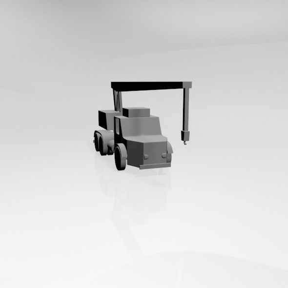 Crane 01 3D model_15