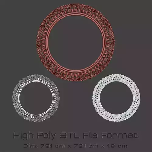 Wooden Carved Mirror Frame