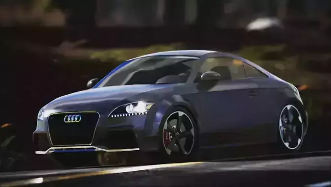 AUDI TT RS 2013 Free low-poly 3D model