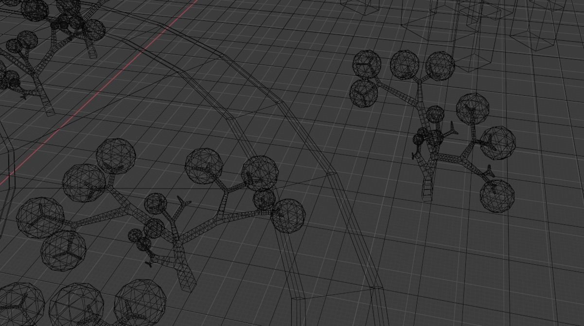 Park in the city 3D model_12