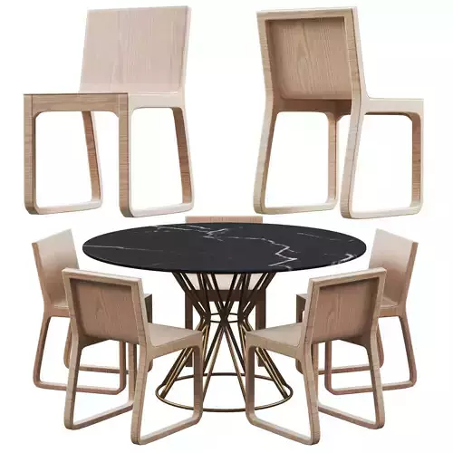 CIRCUS Table with MUU Chair