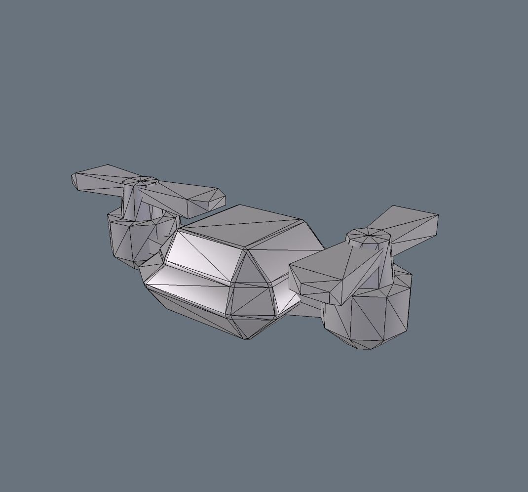Drone LVL 1-3 - Game Ready - Hyper Casual Free low-poly 3D model_22
