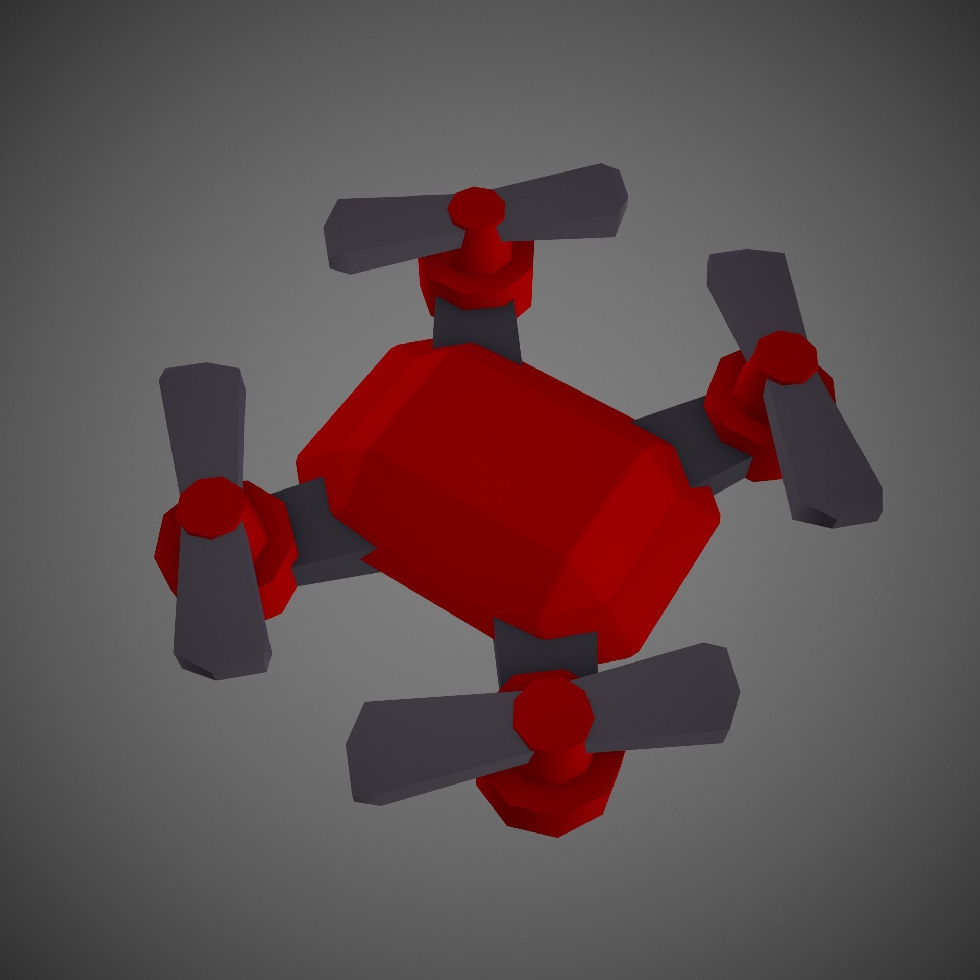 Drone LVL 1-3 - Game Ready - Hyper Casual Free low-poly 3D model_34