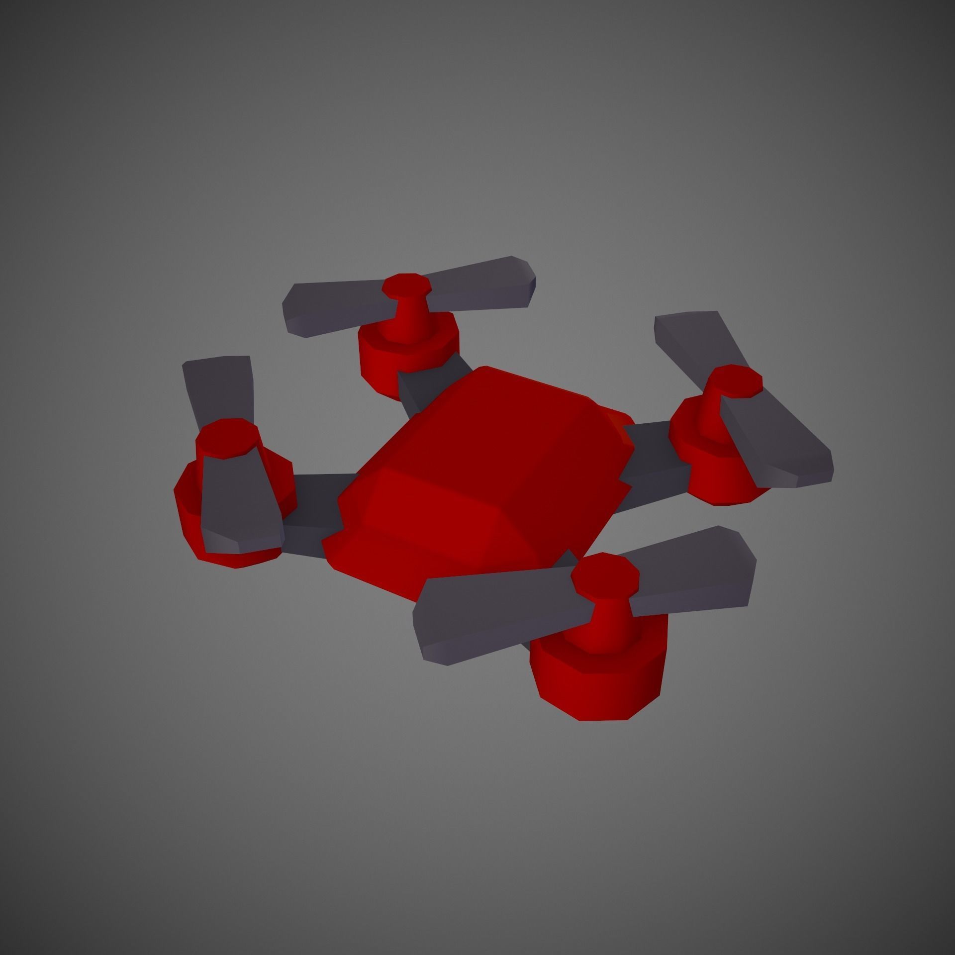 Drone LVL 1-3 - Game Ready - Hyper Casual Free low-poly 3D model_36