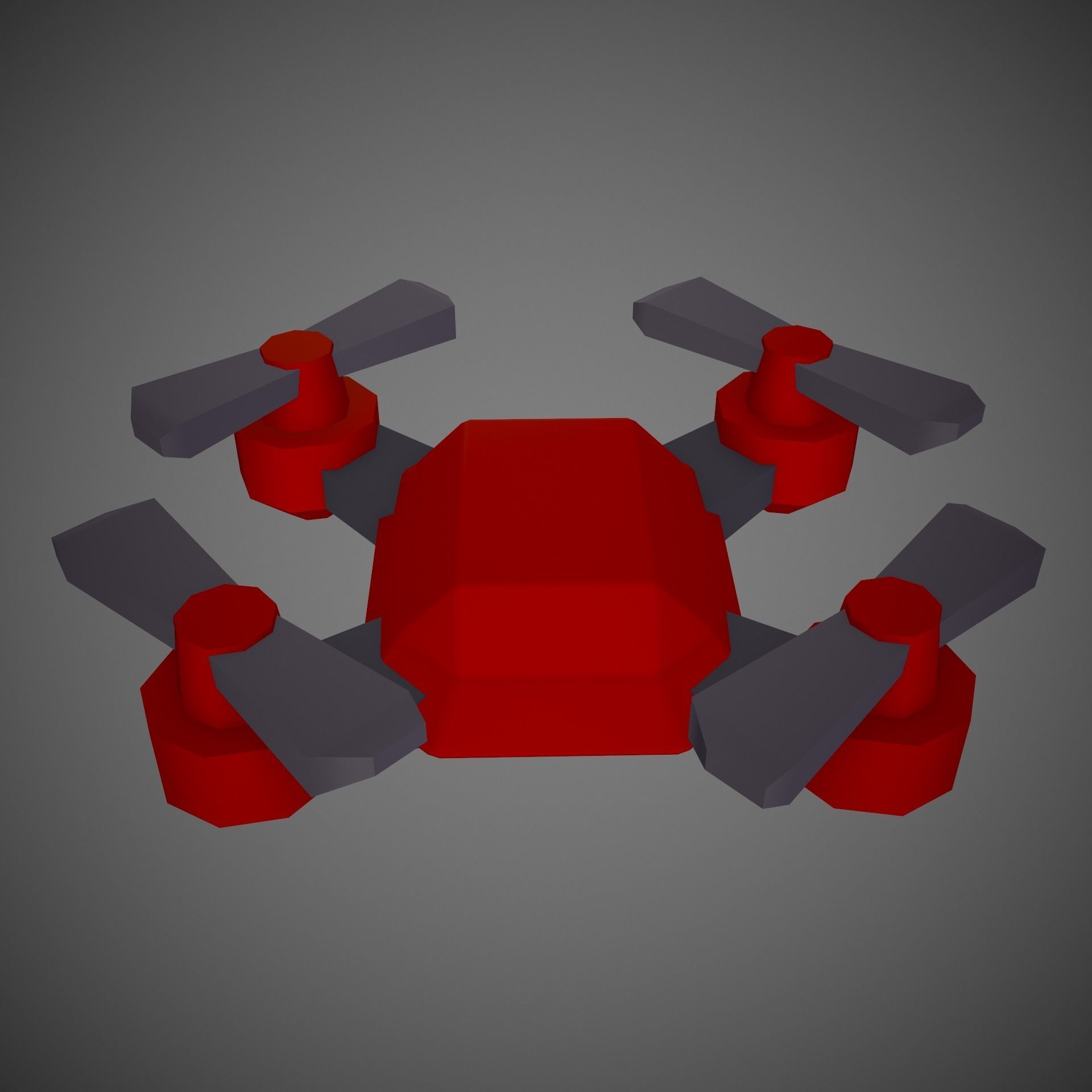 Drone LVL 1-3 - Game Ready - Hyper Casual Free low-poly 3D model_35