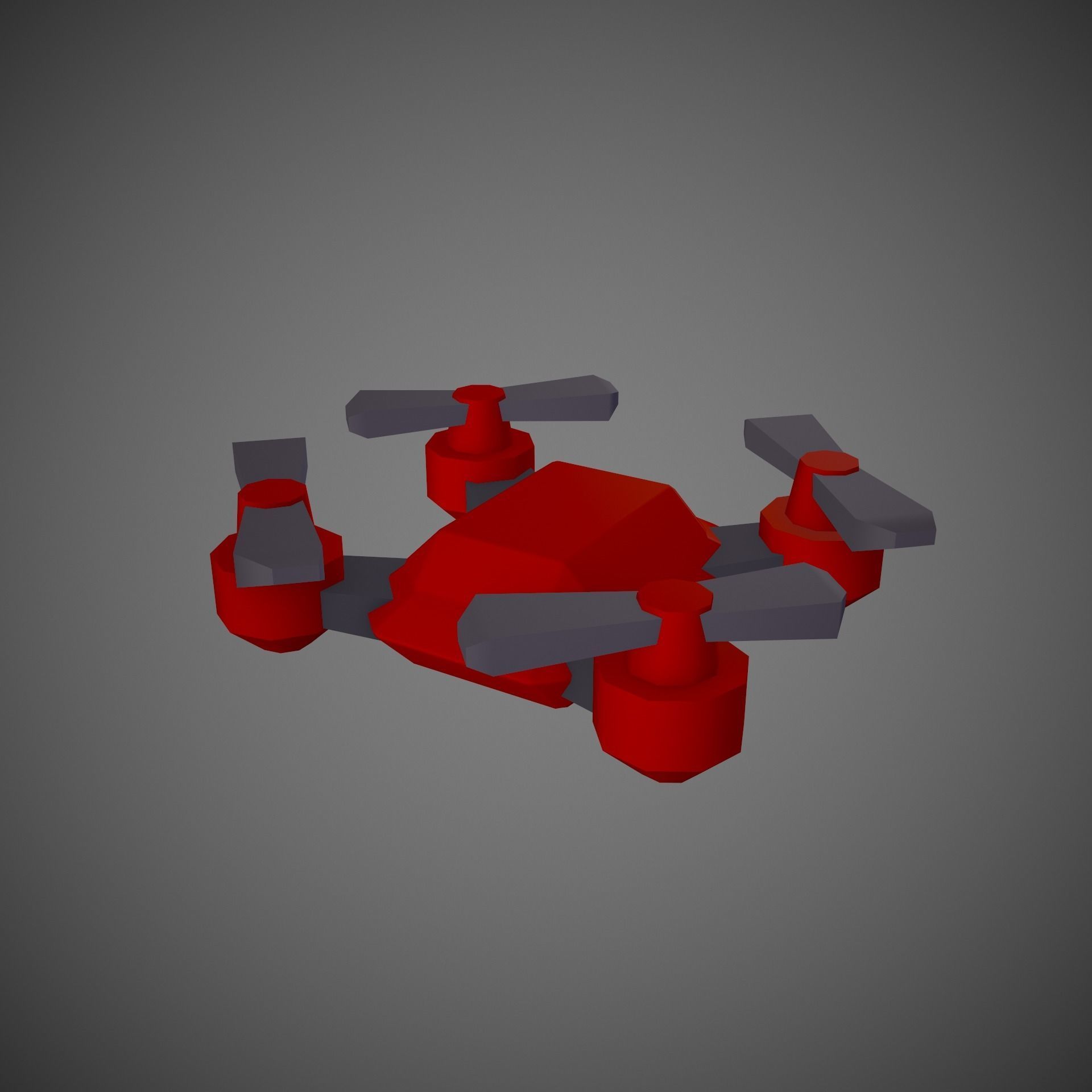 Drone LVL 1-3 - Game Ready - Hyper Casual Free low-poly 3D model_4