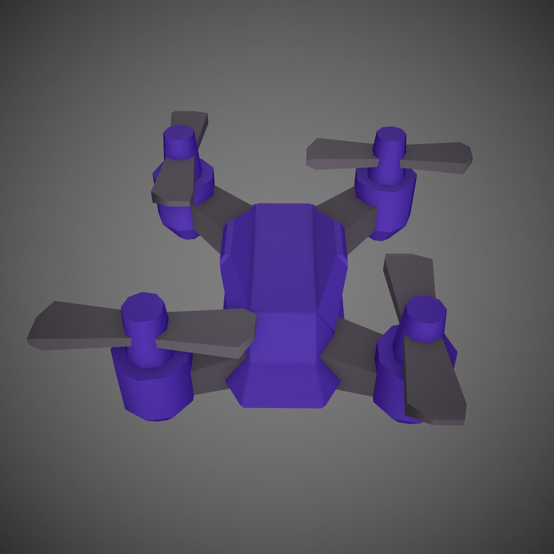 Drone LVL 1-3 - Game Ready - Hyper Casual Free low-poly 3D model_7