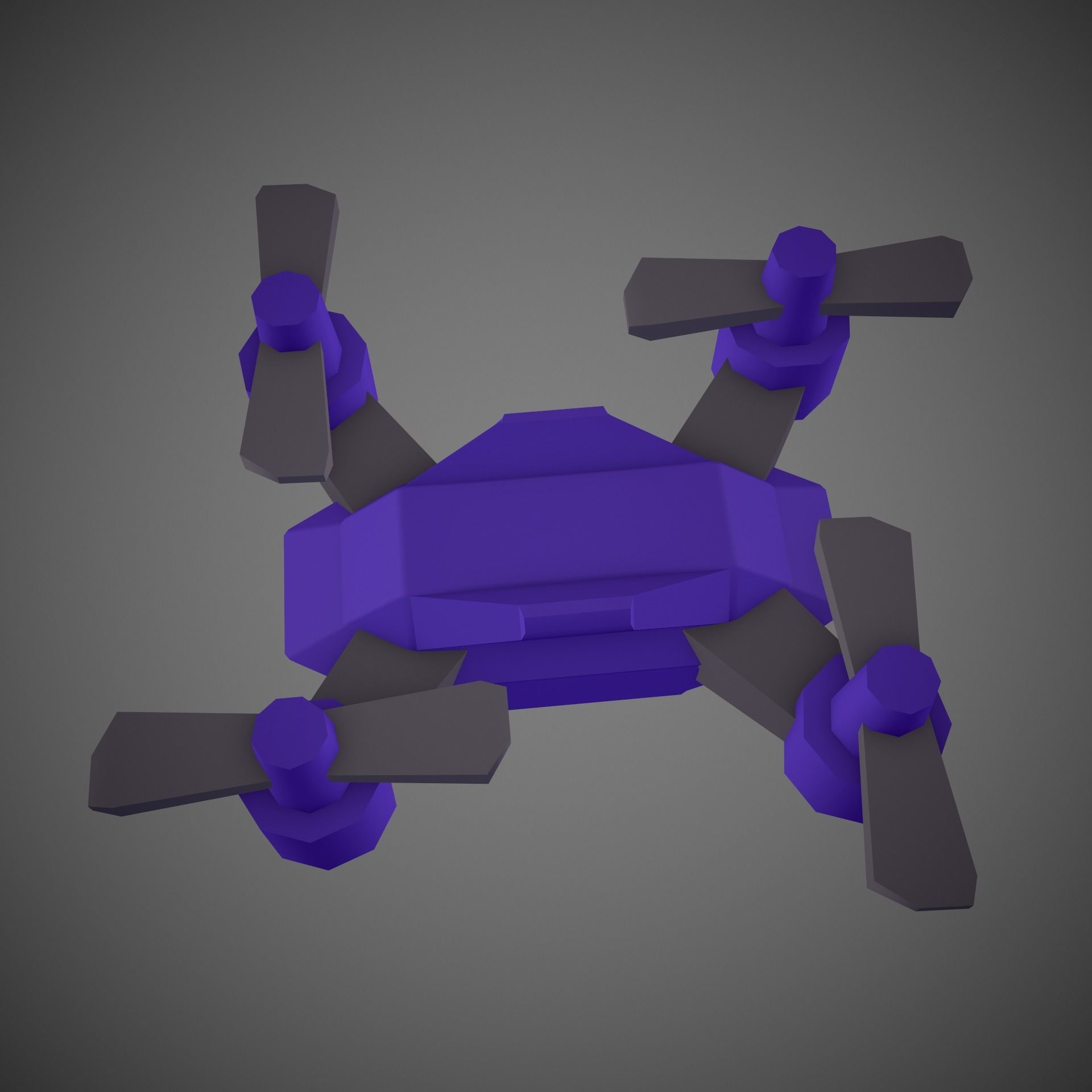 Drone LVL 1-3 - Game Ready - Hyper Casual Free low-poly 3D model_44
