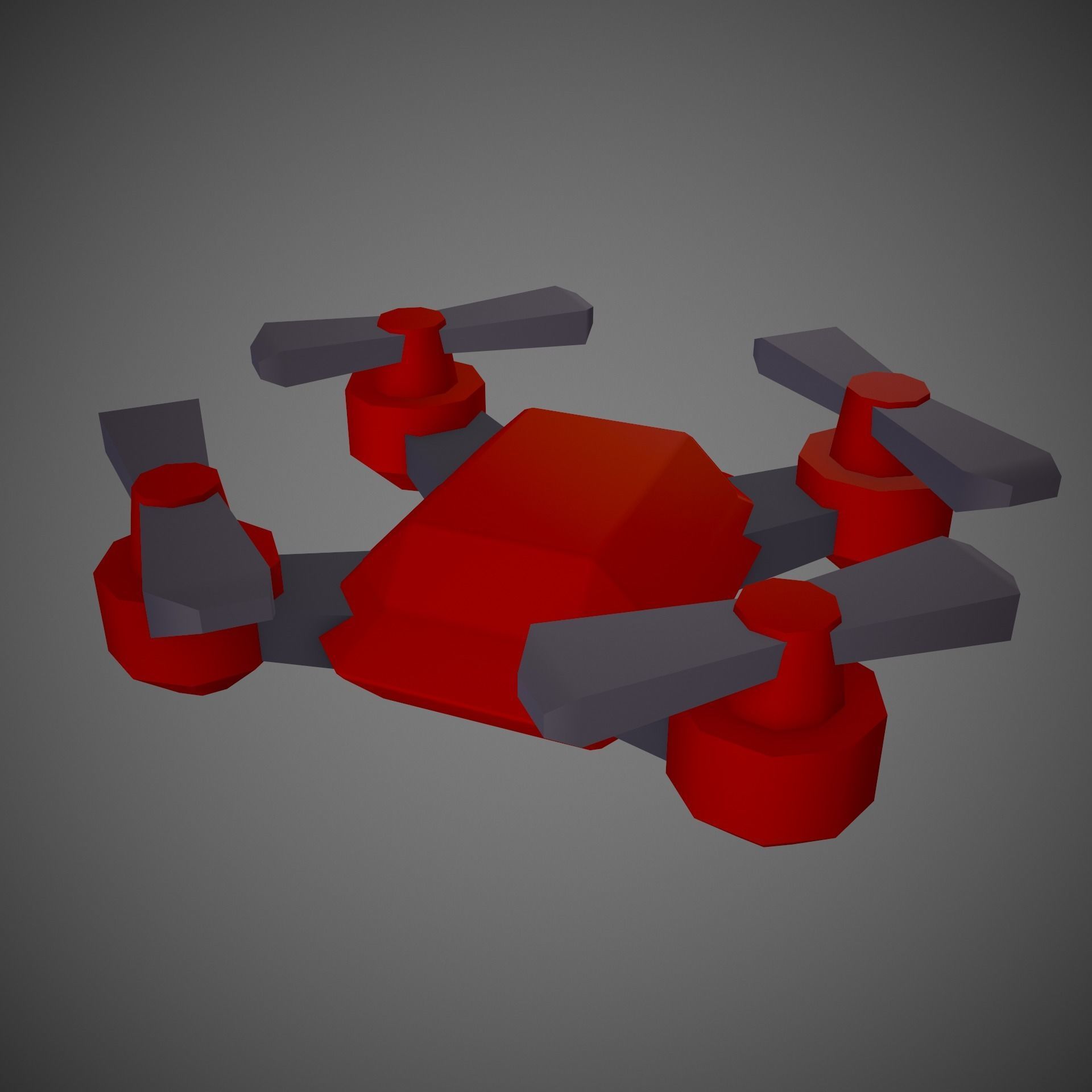Drone LVL 1-3 - Game Ready - Hyper Casual Free low-poly 3D model_5