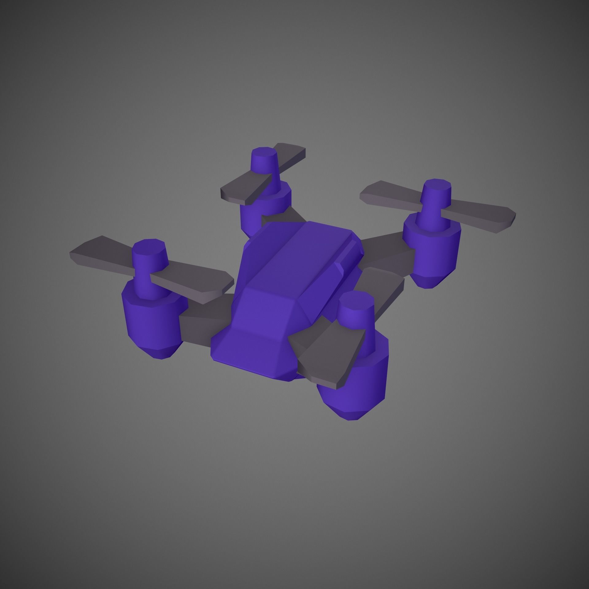 Drone LVL 1-3 - Game Ready - Hyper Casual Free low-poly 3D model_6