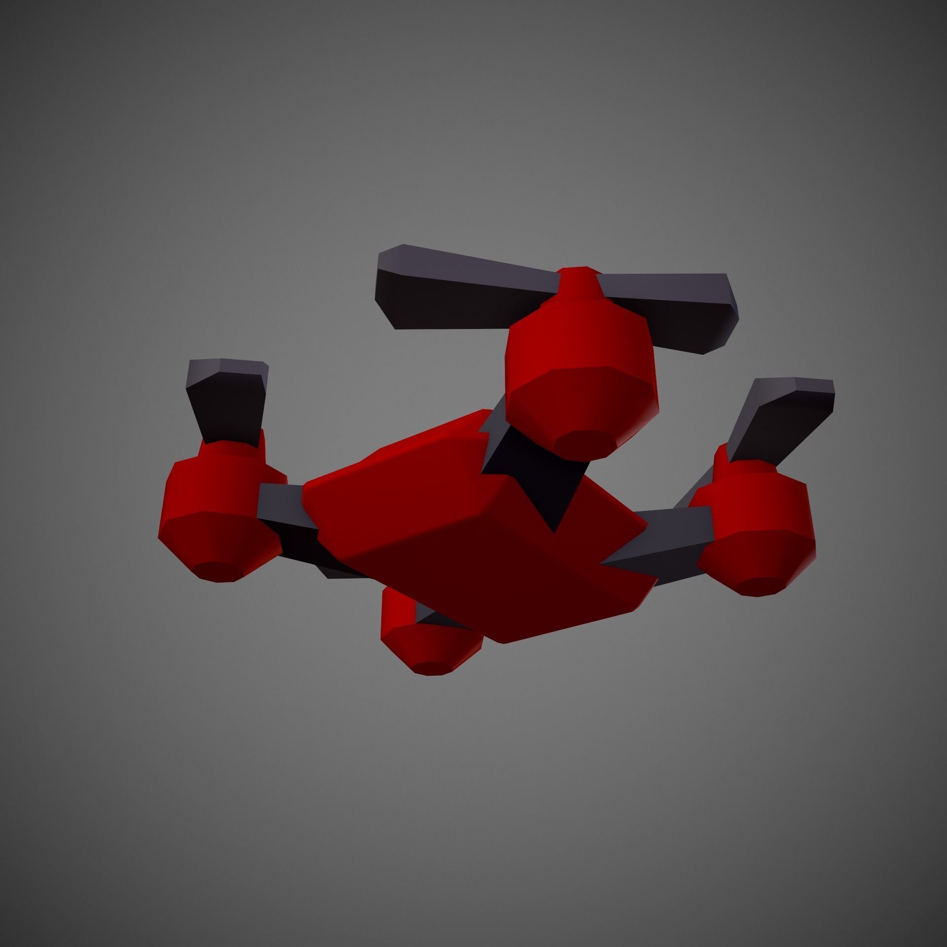 Drone LVL 1-3 - Game Ready - Hyper Casual Free low-poly 3D model_33