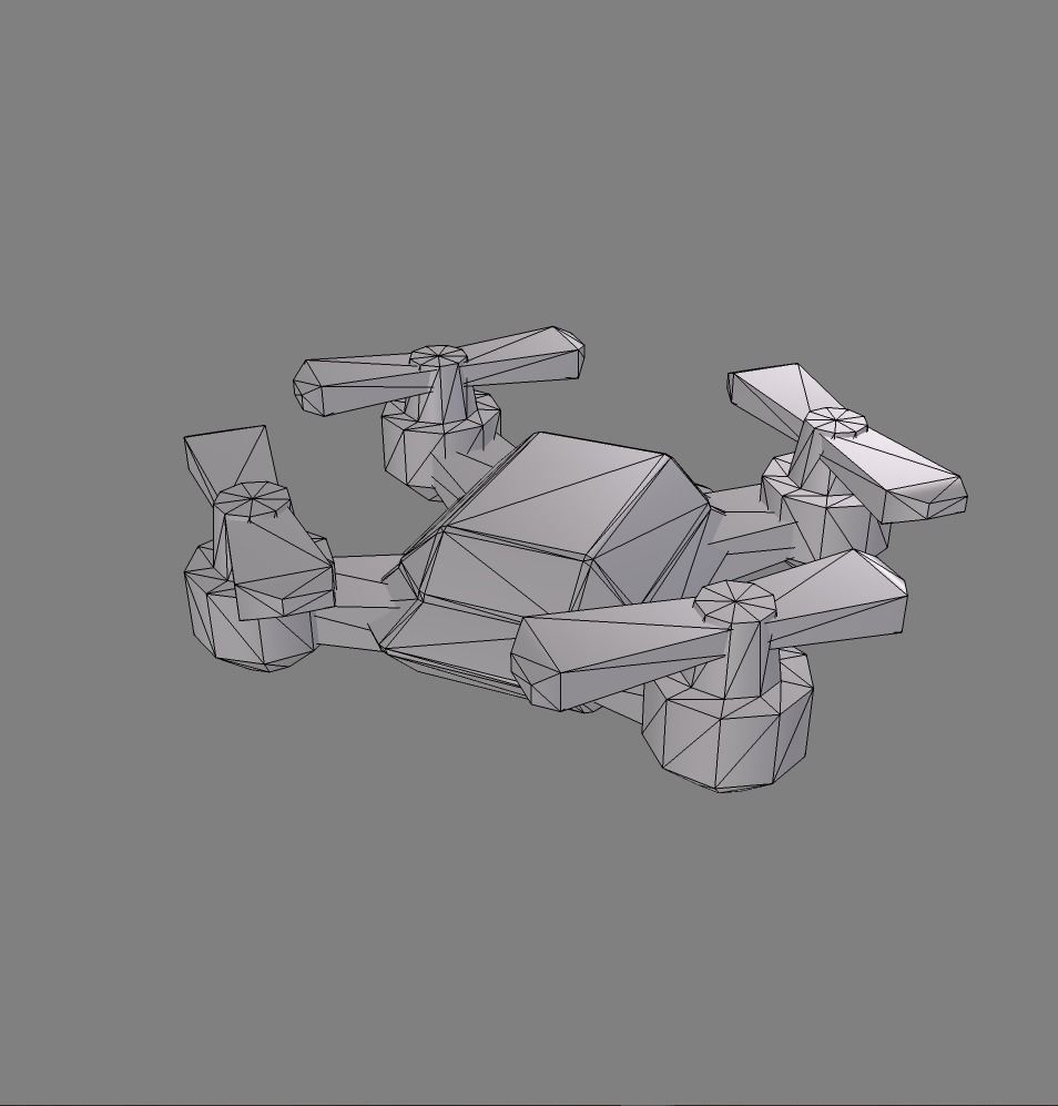 Drone LVL 1-3 - Game Ready - Hyper Casual Free low-poly 3D model_30