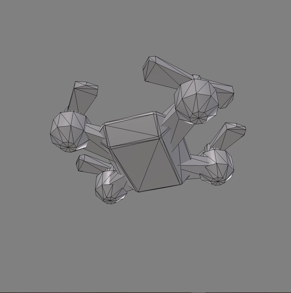 Drone LVL 1-3 - Game Ready - Hyper Casual Free low-poly 3D model_31