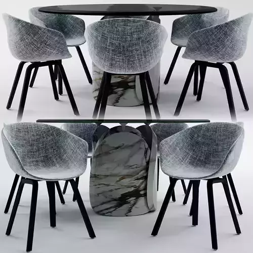 PETALO Table with Chair AAC 23