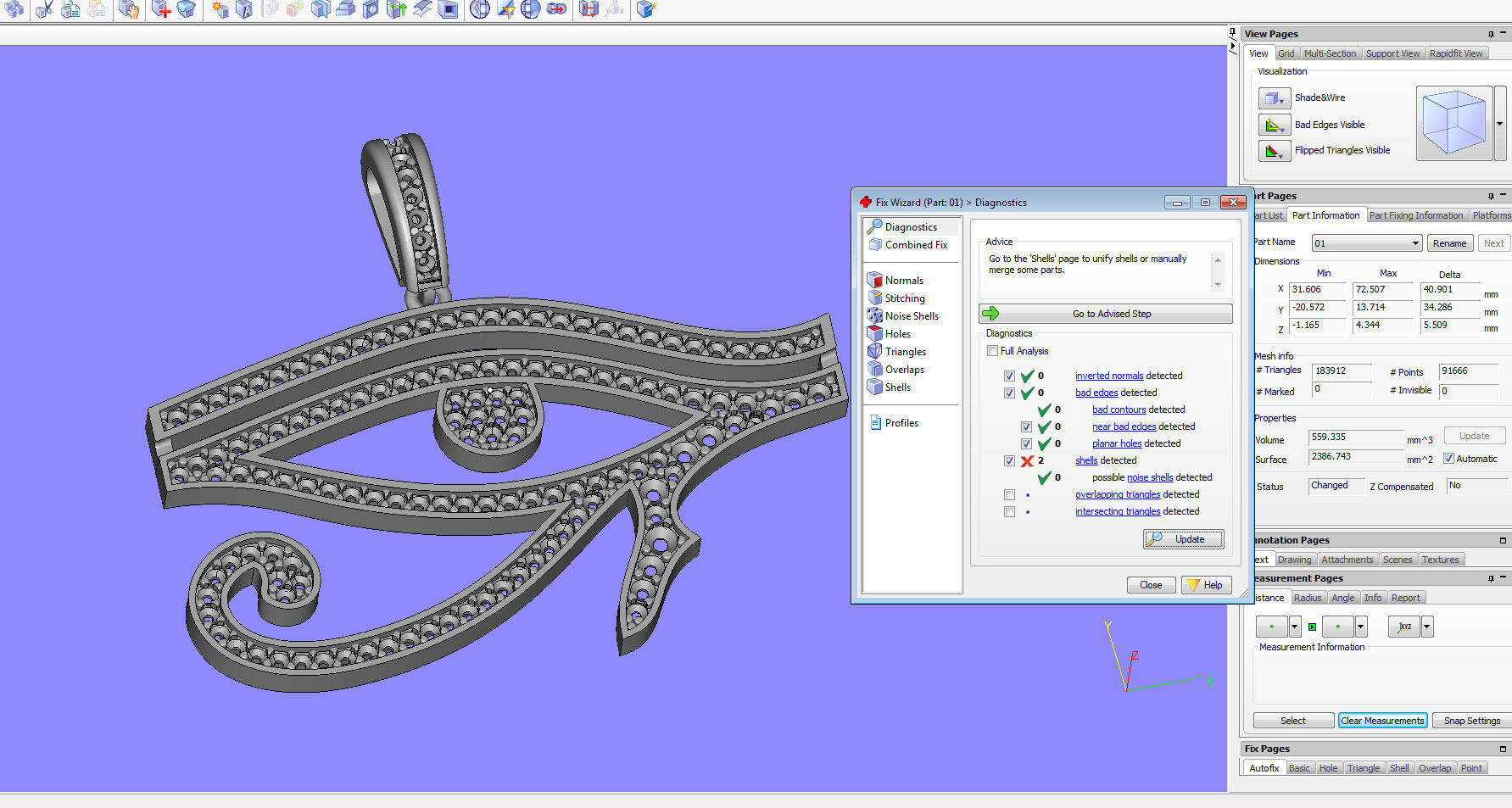 EYE OF HORUS 3D print model_9