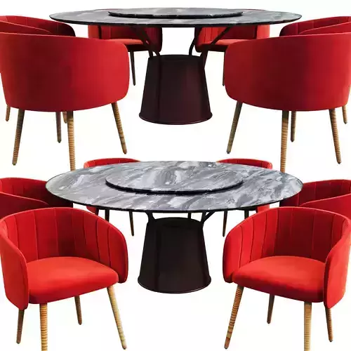 Shell Chair with Ballon Table