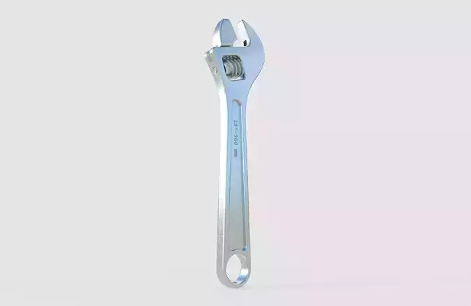 Wrench - 300 Low-poly 3D model