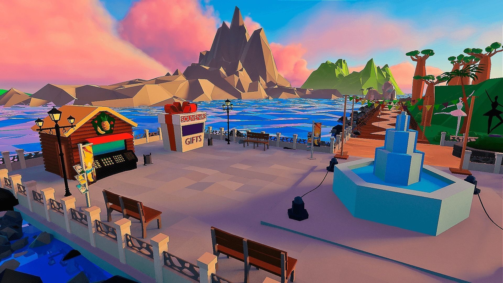 Islandville Resort Low-poly 3D model_23