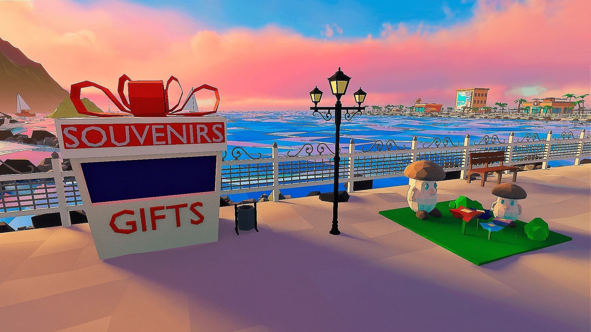 Islandville Resort Low-poly 3D model_11