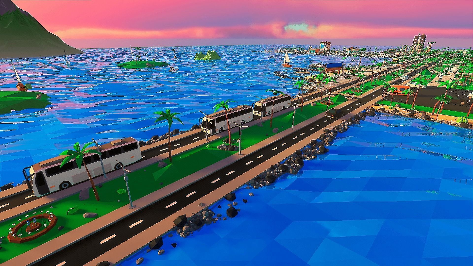 Islandville Resort Low-poly 3D model_5