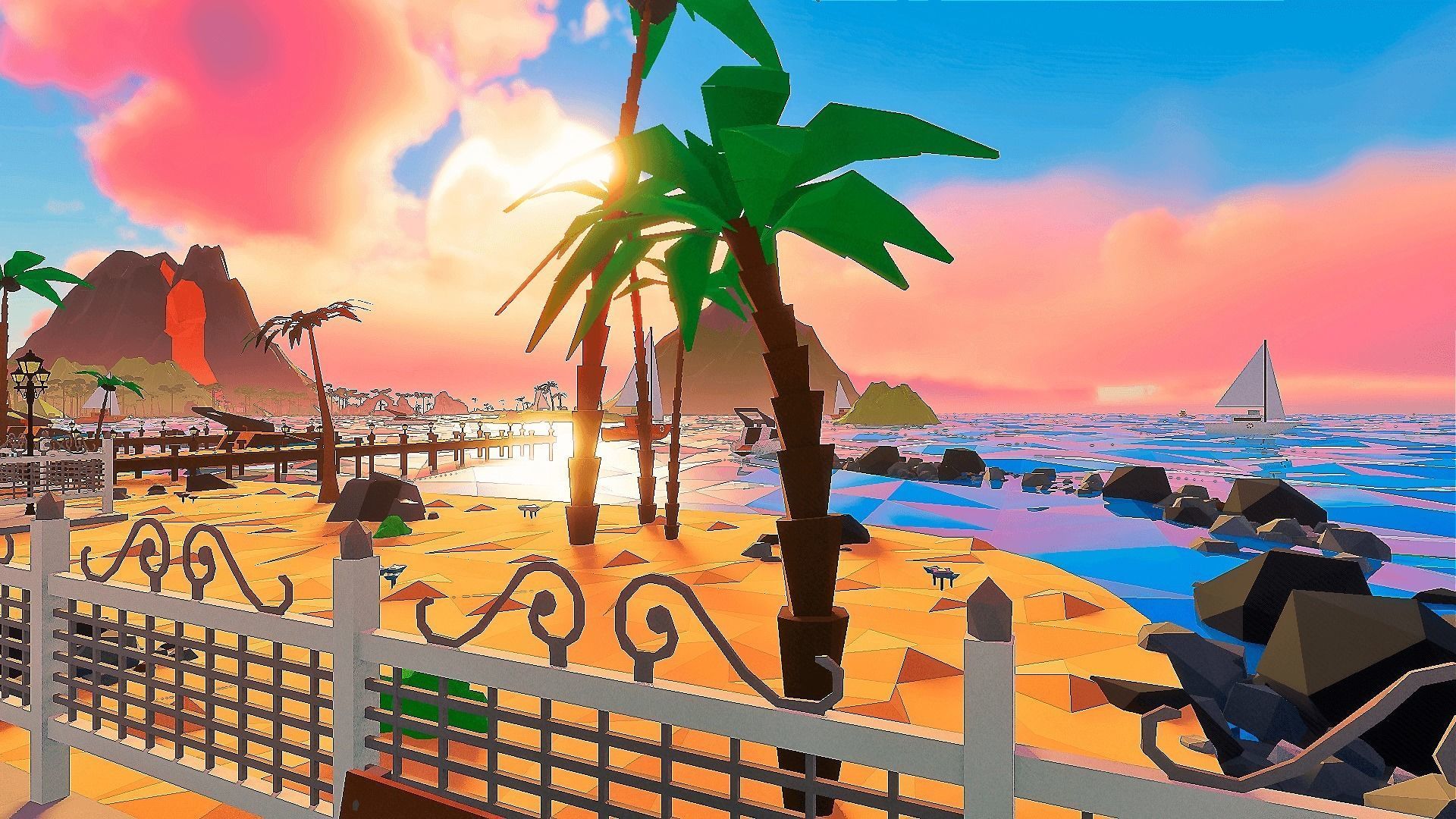 Islandville Resort Low-poly 3D model_9