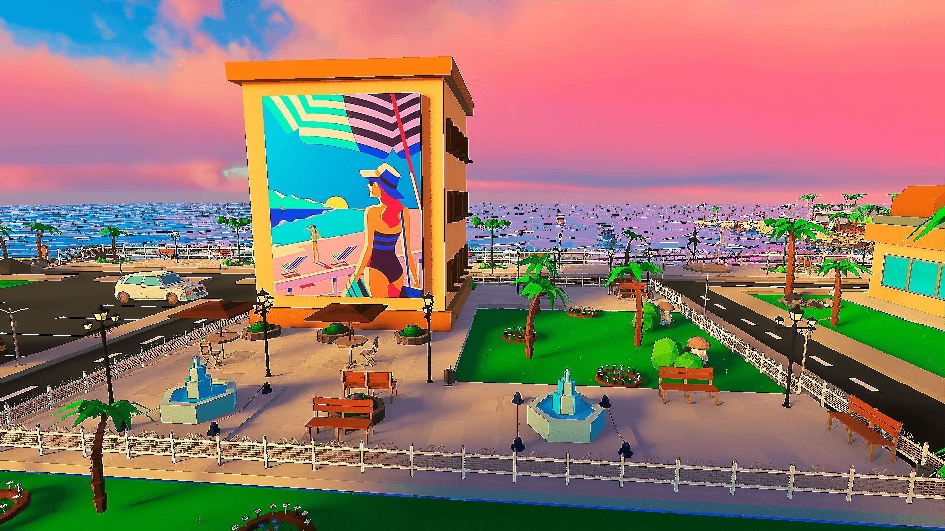 Islandville Resort Low-poly 3D model_21