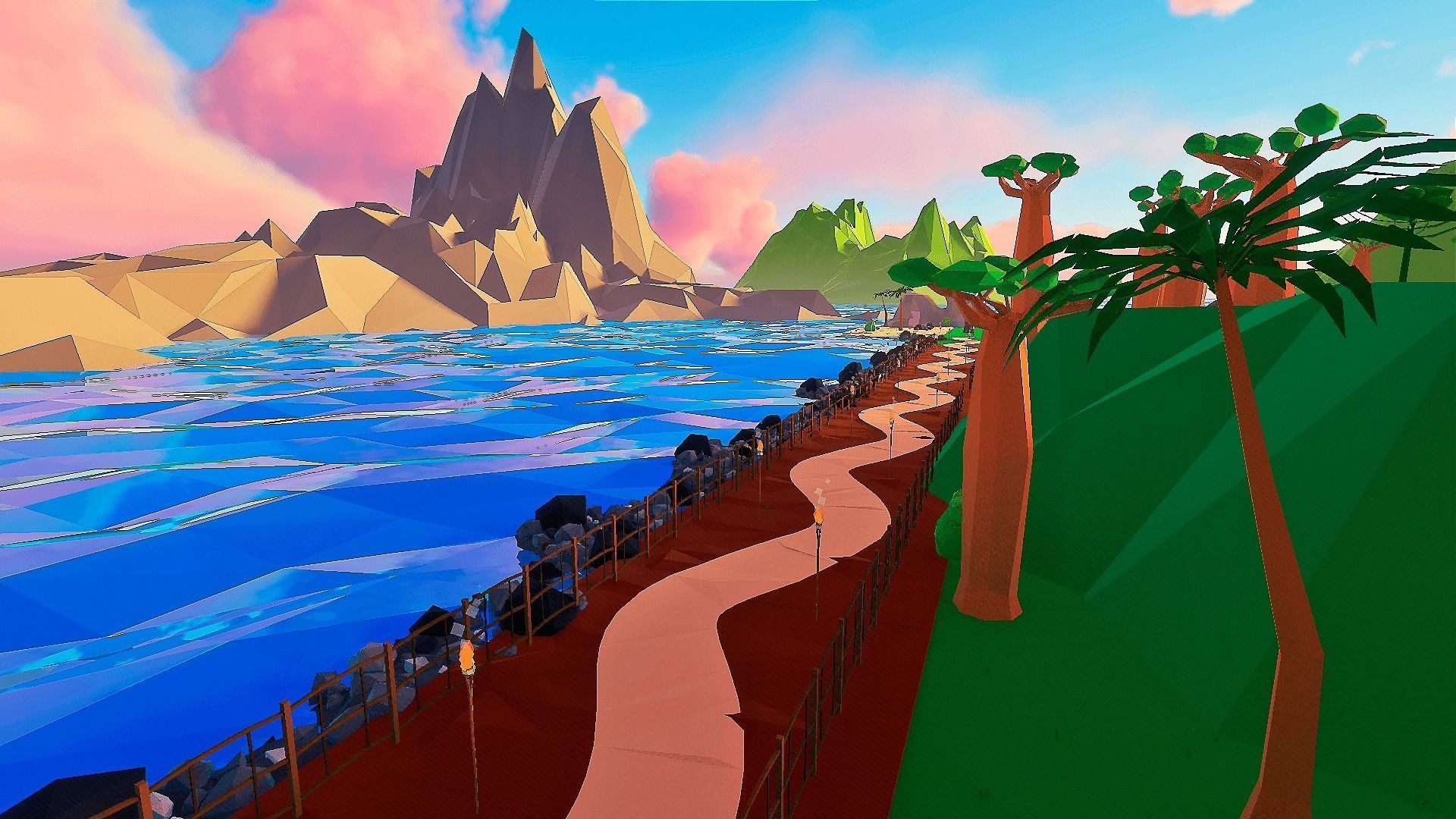 Islandville Resort Low-poly 3D model_26