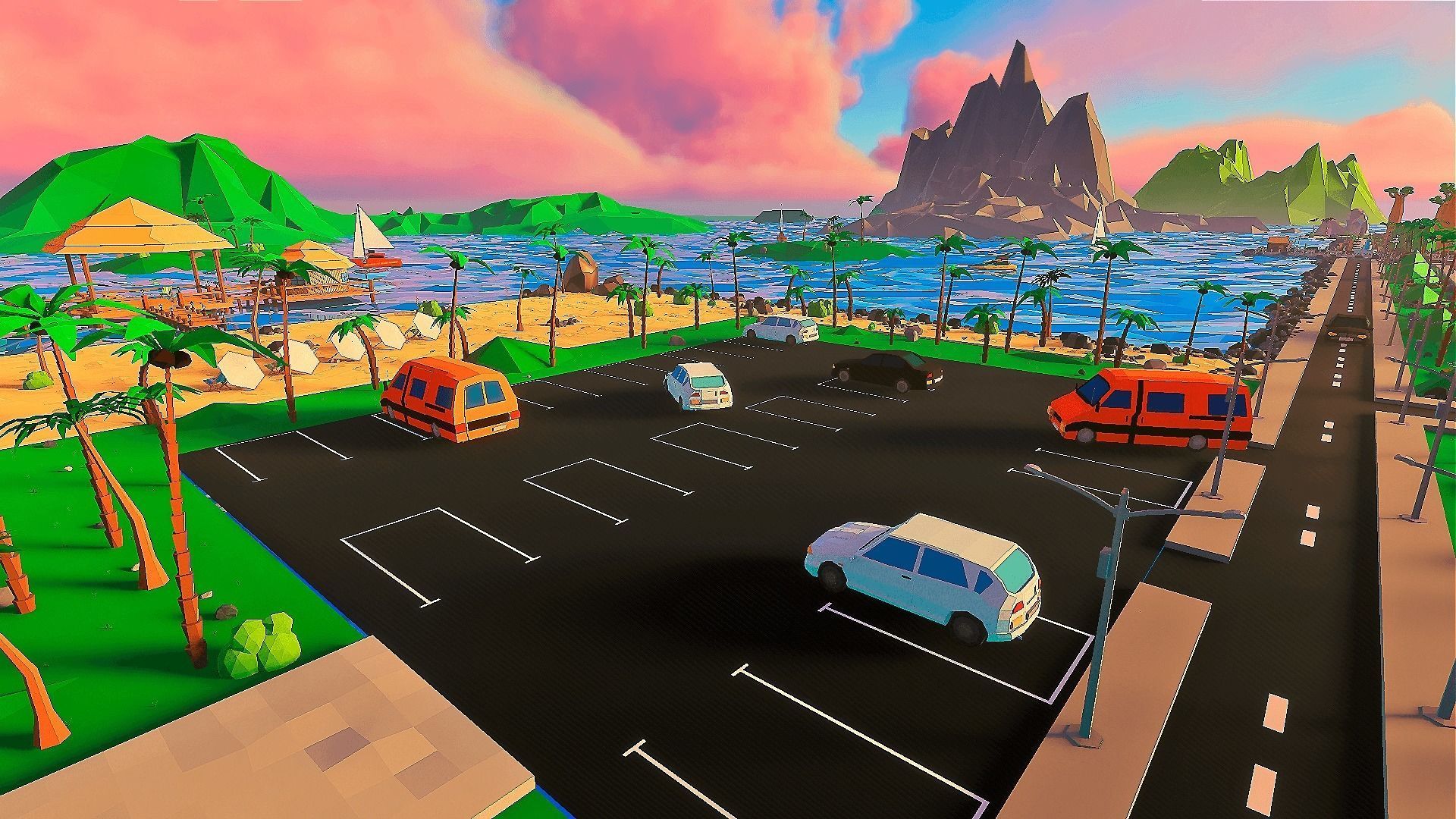 Islandville Resort Low-poly 3D model_8