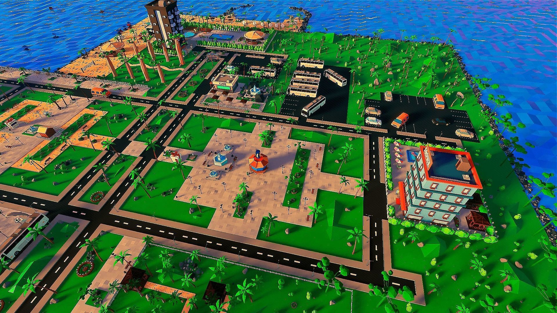 Islandville Resort Low-poly 3D model_29