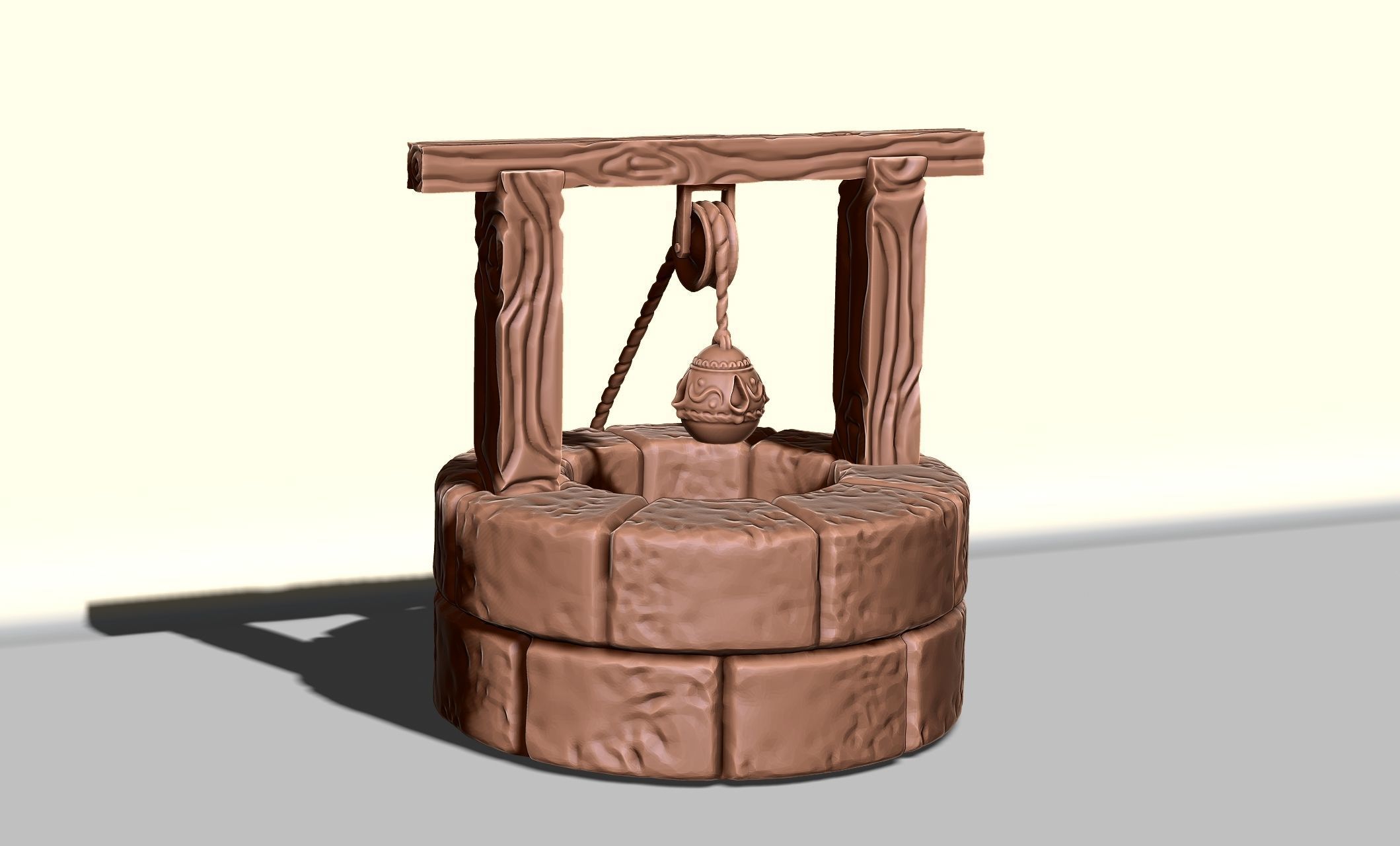 The water well - Boardgames - Wargames - WH - FG - DnD 3D print model_11